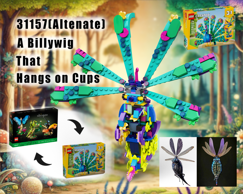 Lego 31157-A Billywig That Hangs on Cups (Alternate)
