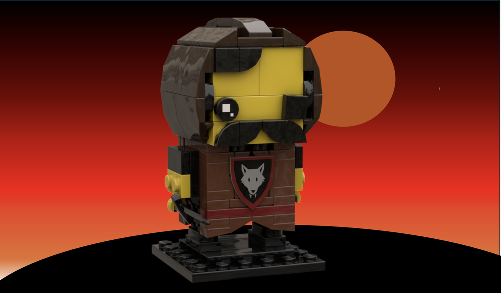 Lego Wolfpack thief Brickheadz