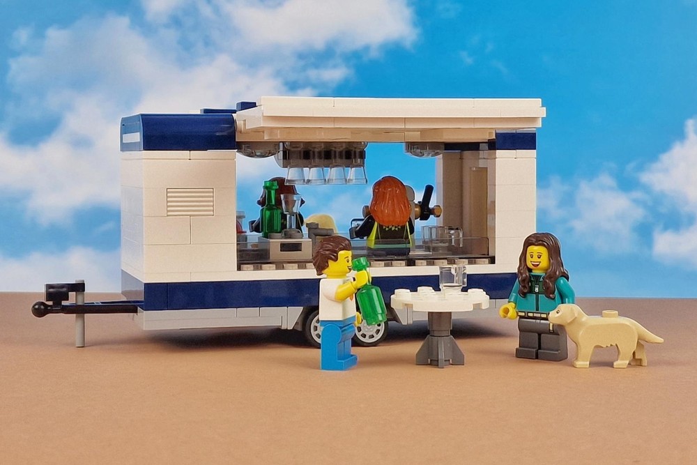 Lego Beer Stand Trailer