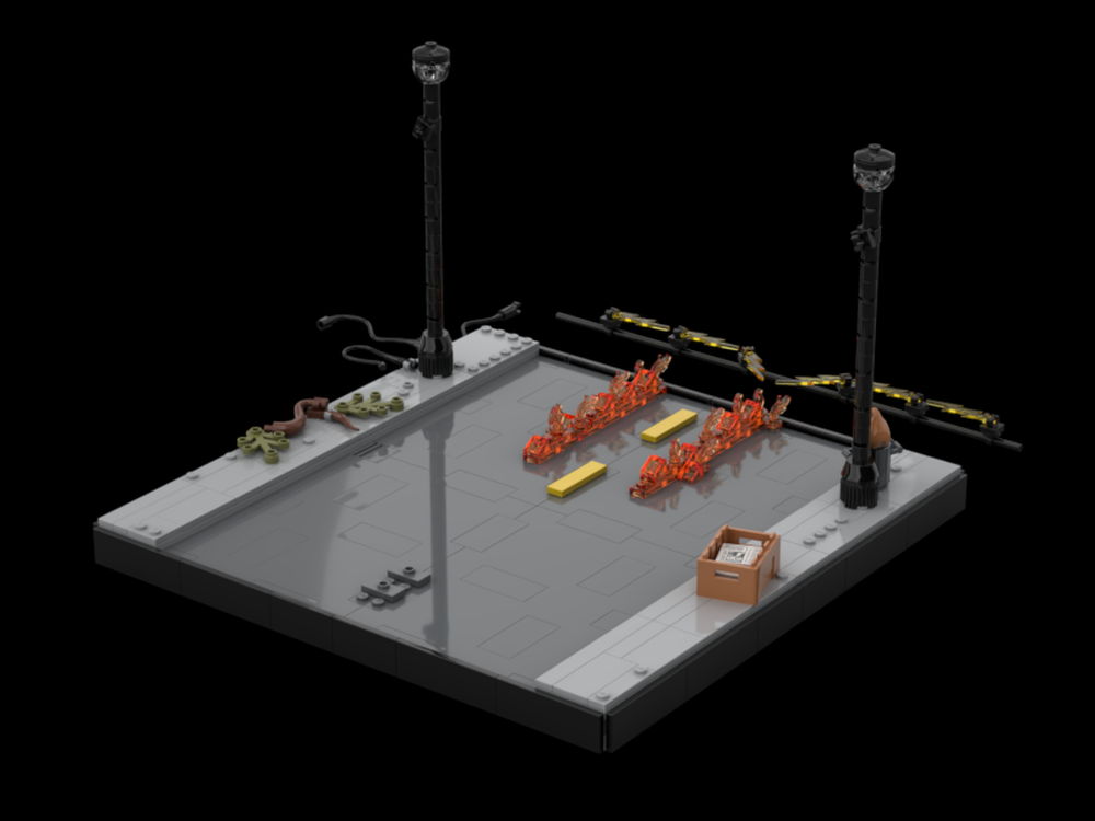 Lego Stand for Delorean Time Machine set