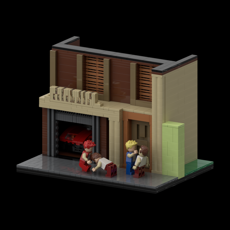 Lego Double Dragon Diorama