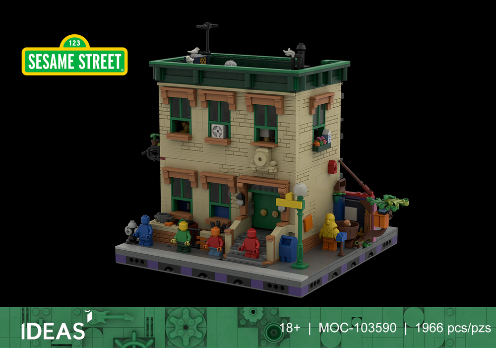 Lego Sesame Street 32x32 Modular (MILS)