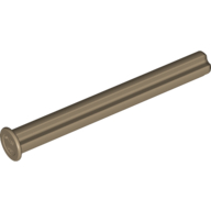 Lego Technic Axle 5 with Stop / Dark Tan