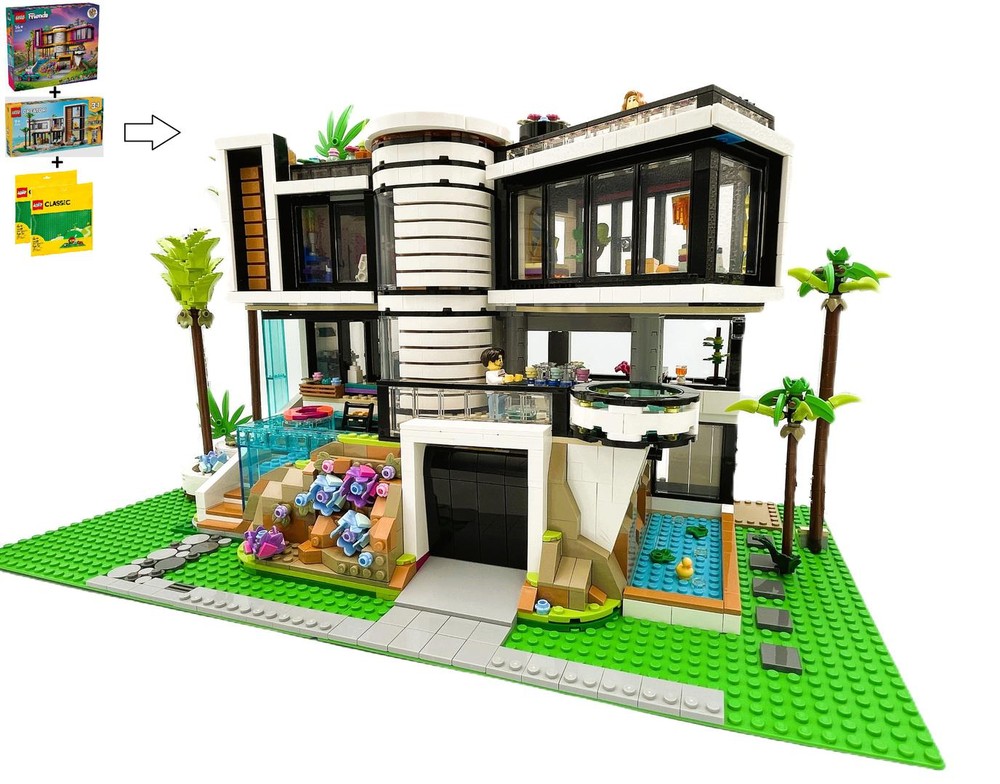 Lego Modern Mansion Alternate build of 42639 & 31153