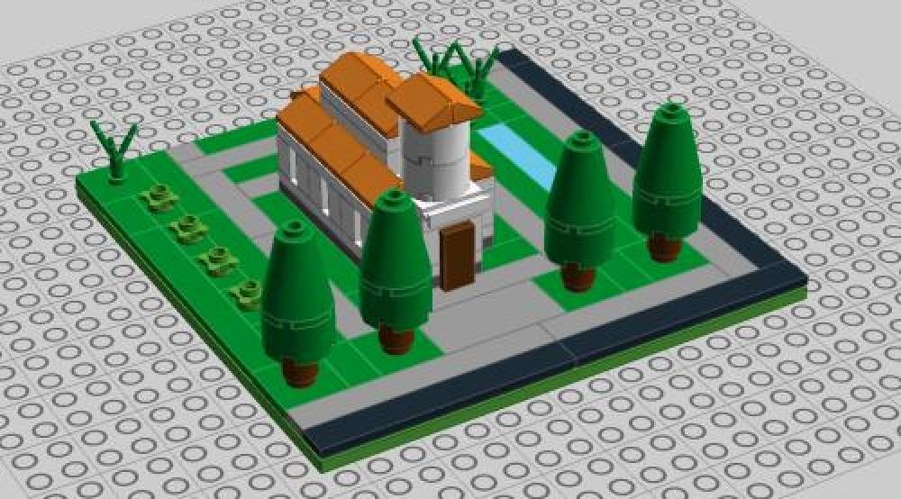 Lego #minicity Greek Church