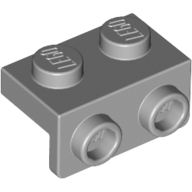 Lego Bracket 1 x 2 - 1 x 2 / Light Bluish Gray