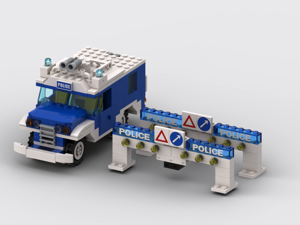 Lego (x) - Police 4x4 big model and lights