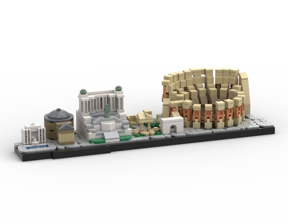 Lego Rome Skyline