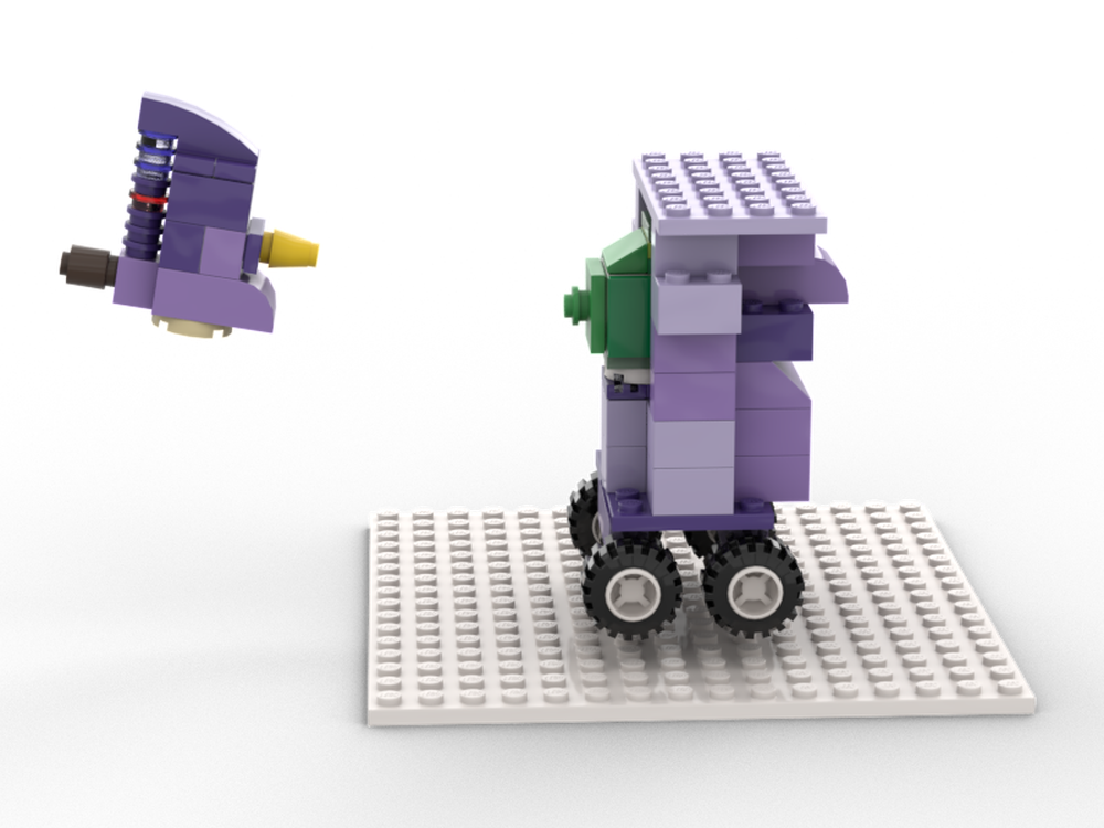 LEGO Angry Birds Classic: Bouncier Bird VS Chariot Pig Expansion MOC