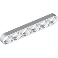 Lego Technic Beam 1 x 6 Thin / White