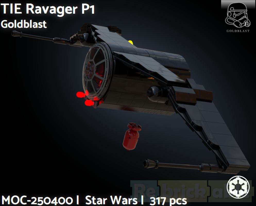 Lego TIE Ravager P1