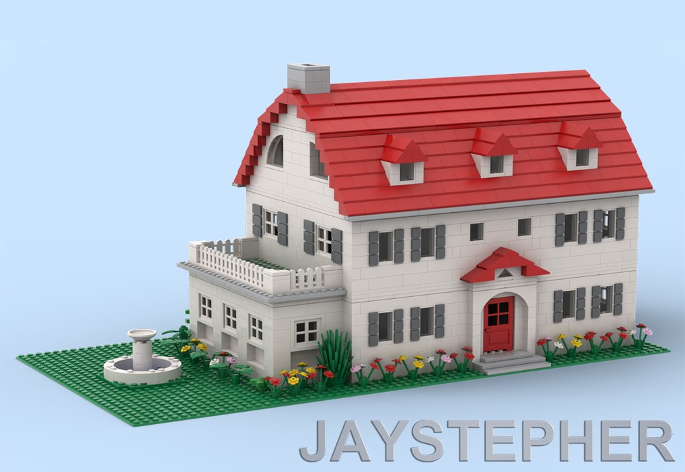 Lego Amityville Colonial House