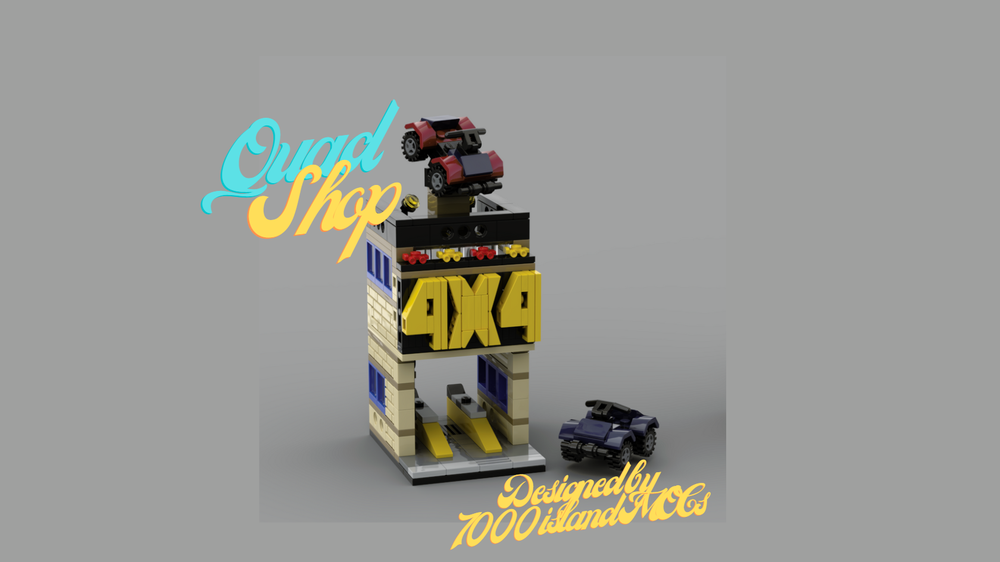 Lego Mini 4x4 Garage - ATV shop - Mini Street View