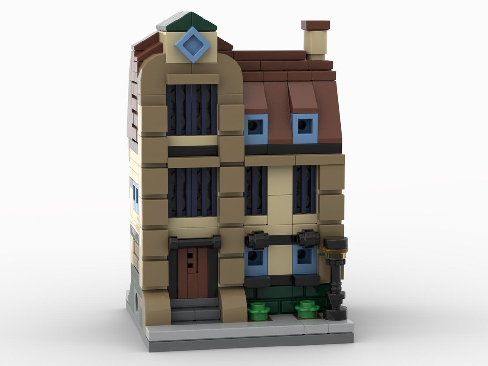Lego Modular 3 story micro mansion