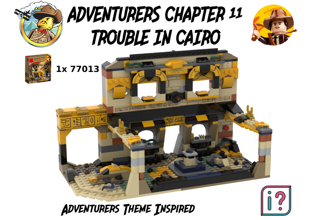 Lego ADVENTURERS CHAPTER 11. TROUBLE IN CAIRO