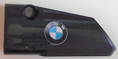 Lego Technic, Panel Fairing # 3 Small Smooth Long, Side A with BMW Logo Pattern (Sticker) - Set 42063