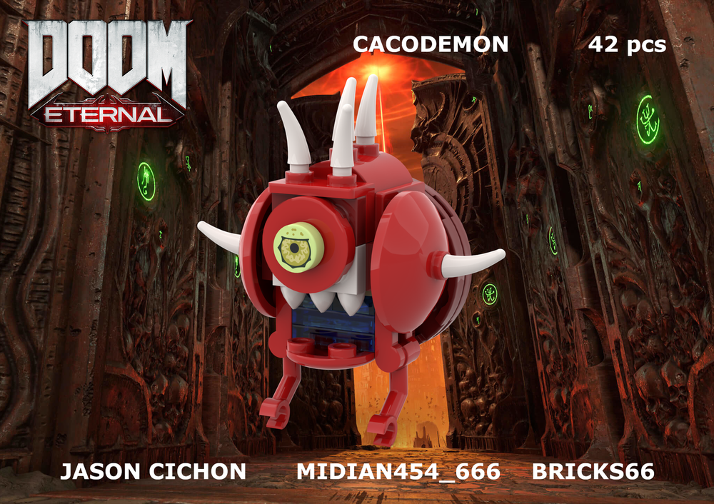Lego Doom Eternal Cacodemon