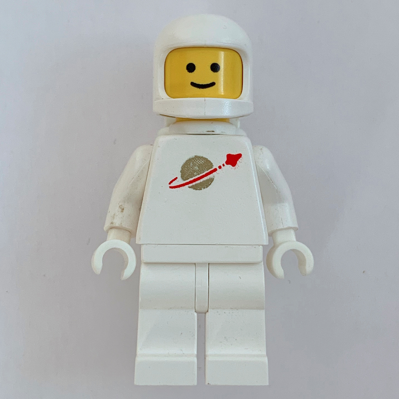 Lego Classic Spaceman, White with Airtanks (3842b Helmet)
