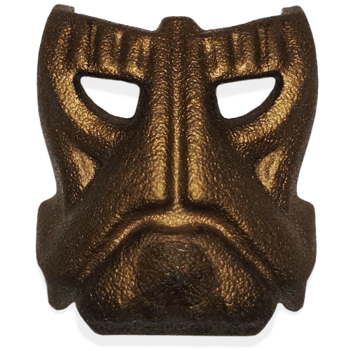 Lego Large Figure Mask Krana Vu / Flat Dark Gold