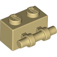 Lego Brick Special 1 x 2 with Handle / Tan