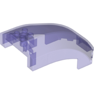 Lego Windscreen 6 x 10 x 4 Curved / Trans-Purple
