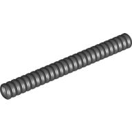 Lego Hose, Ribbed 7mm D. 9L / 7.2cm / Black