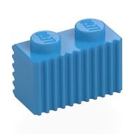 Lego Brick Special 1 x 2 with Grille / Dark Azure