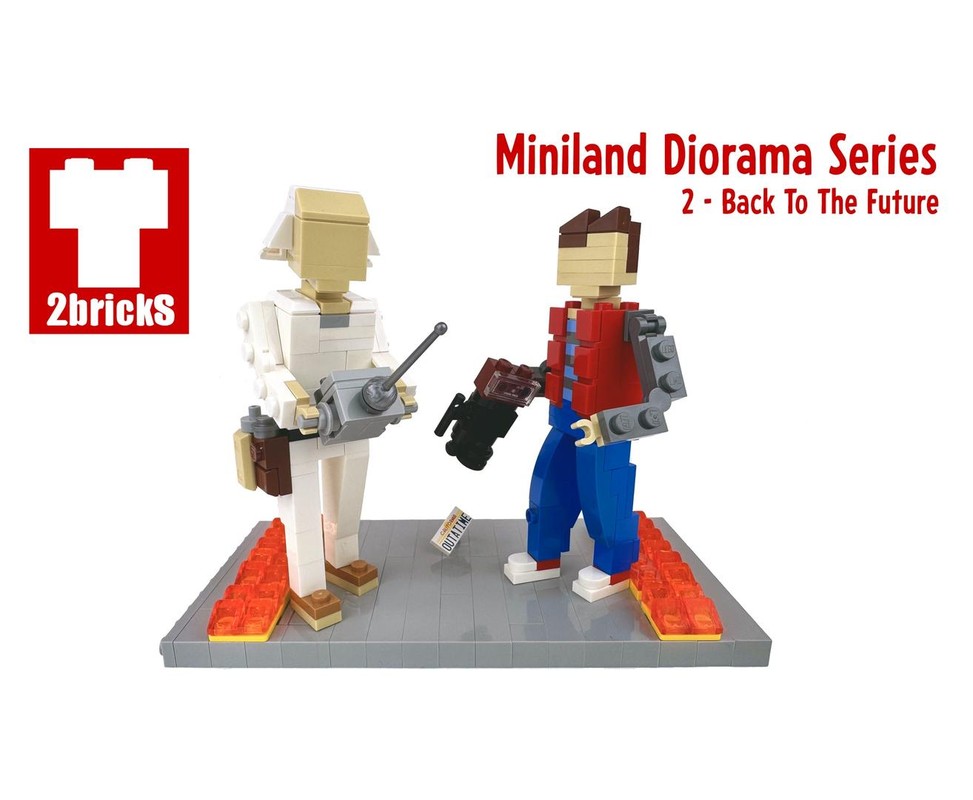 Lego Miniland Dioramas - 2 Back To The Future!