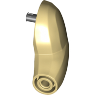 Lego Arm, Bigfig, Left / Tan