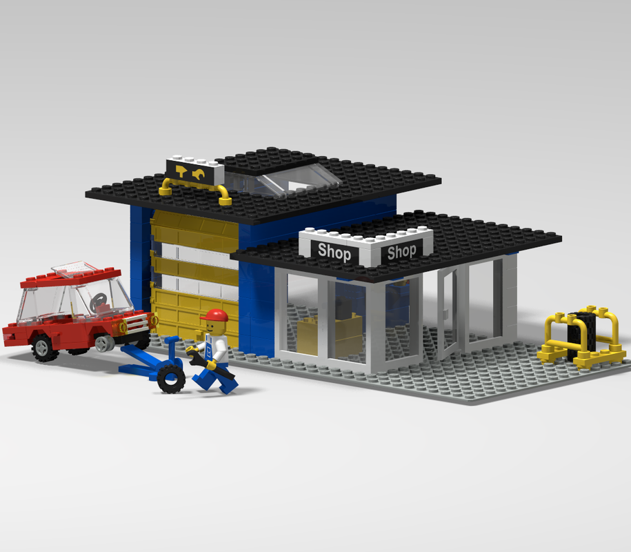 Lego Auto Parts Shop & Service Station