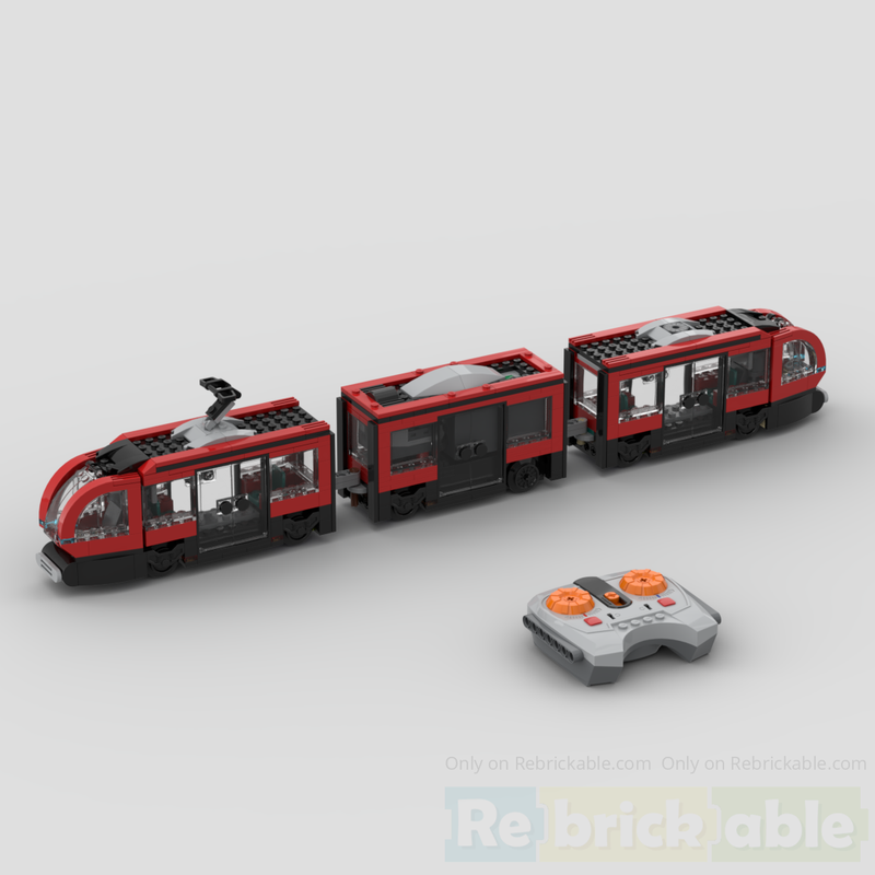 Lego 60423 Downtown tram motorized with Power Function
