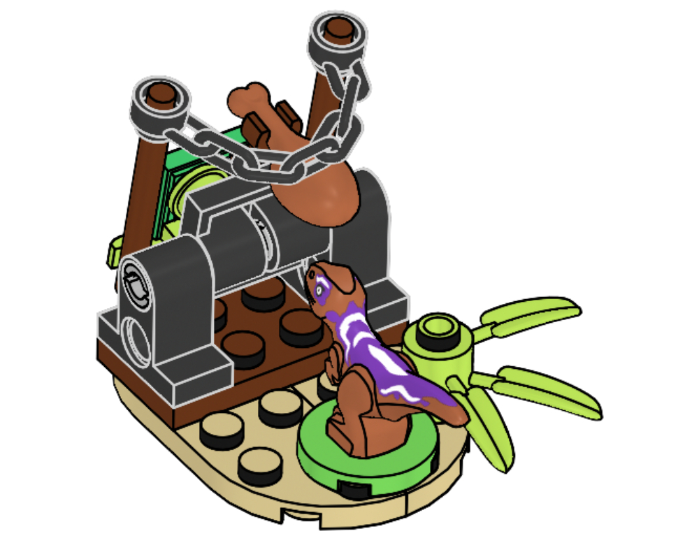 Lego Raptor and Trap