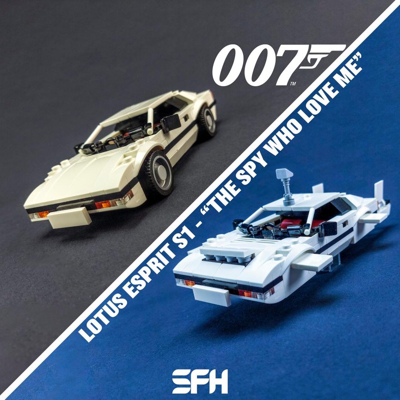 Lego 007 Lotus Esprit S1 Submarine & car
