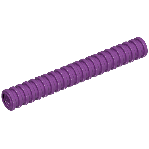 Lego Hose, Ribbed 7mm D. 7L / 5.6cm / Purple
