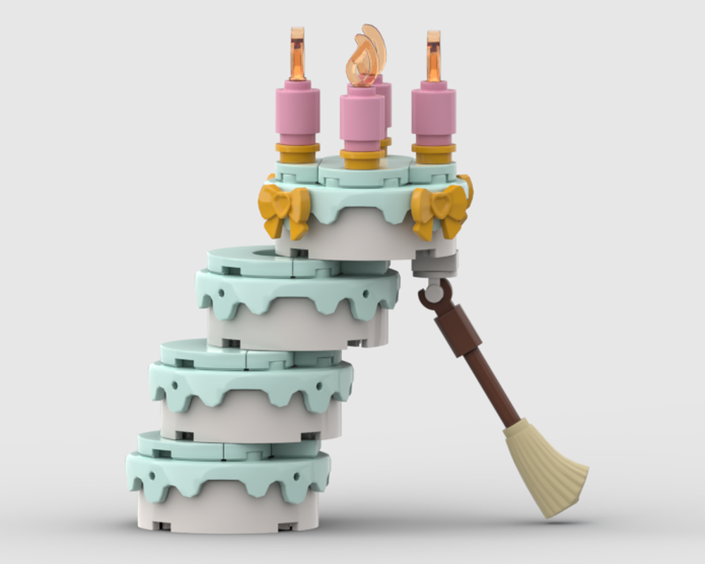 Lego Sleeping Beauty Cake