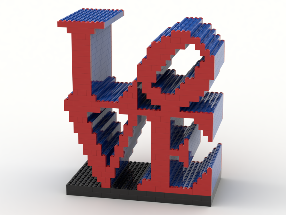 Lego Philadelphia Love Statue