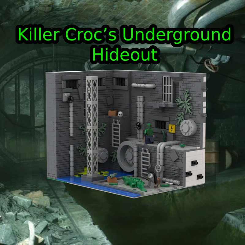Lego Killer Croc’s Underground Hideout