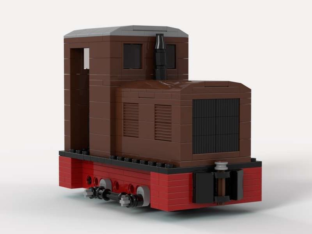 Lego Narrow gauge field railway locomotive with outside frame