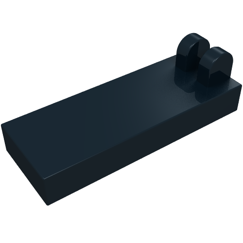 Lego Hinge Tile 1 x 2 1/2 with 2 Fingers on Top / Black