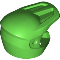 Lego Helmet Dirt Bike / Bright Green