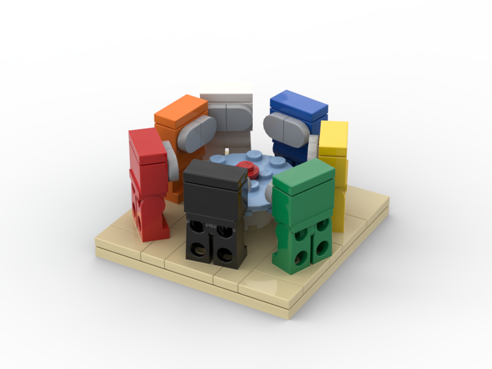 Lego Among Us Cafeteria