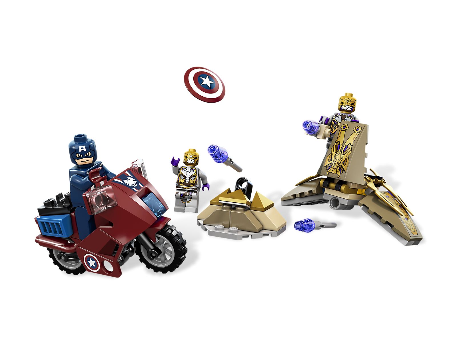 Lego Captain America's Avenging Cycle