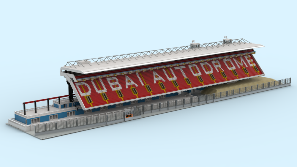 Lego Dubai Autodrome Grandstand