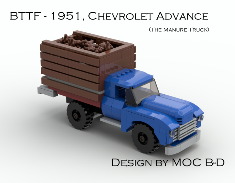 Lego BTTF - 1951, Chevrolet Advance (the manure truck).