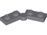 Lego Hinge Plate 1 x 4 Swivel (2429 / 2430) / Dark Bluish Gray