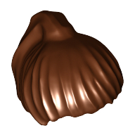 Lego Hair Ponytail / Reddish Brown