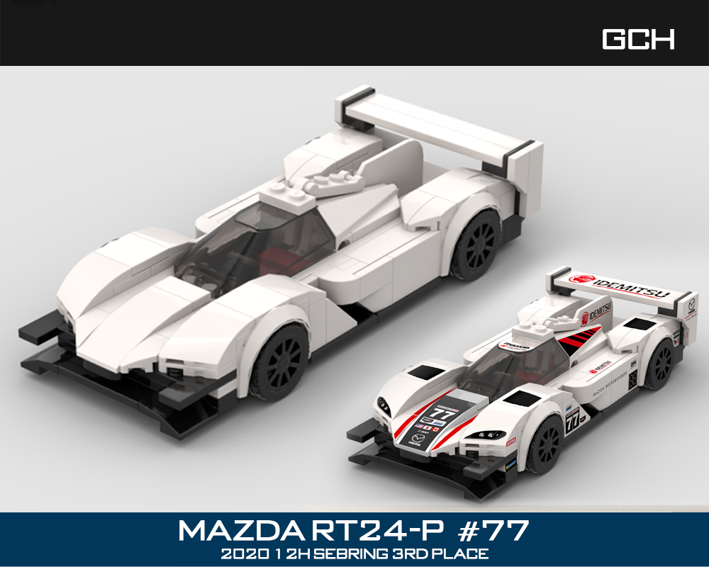 Lego Mazda RT24-P #77 2020 12h Sebring 3rd place