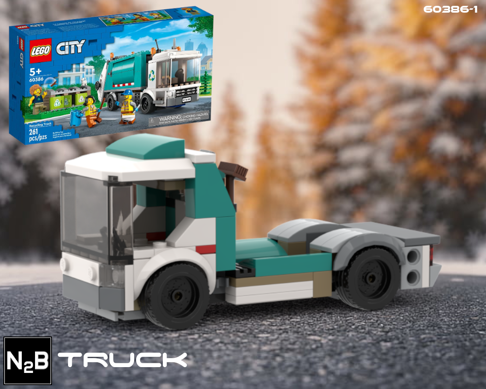 Lego Truck - LEGO 60386 alternate build 1