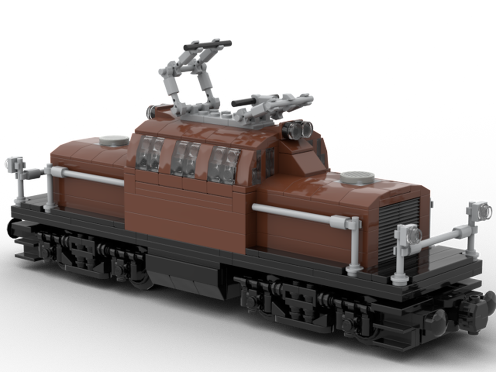 Lego Brown freight train