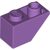 Lego Brick Sloped Inverted 45° 2 x 1 / Medium Lavender